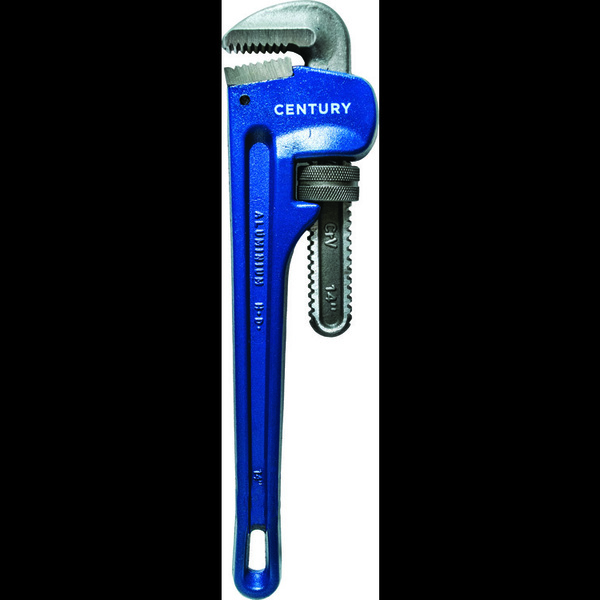 Century Drill & Tool 14" L 1-7/8" Cap. Aluminum Pipe Wrench 72606